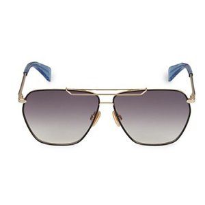NEW Rag & bone Authentic 61MM Geo Aviator Sunglass